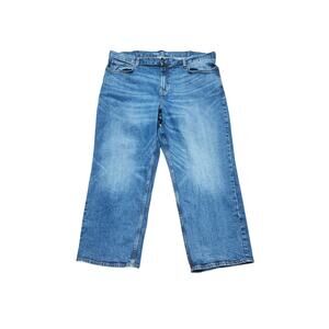 Old Navy Loose Built-In-Flex Men's Denim Jeans 42x28 Western Workwear Rodeo